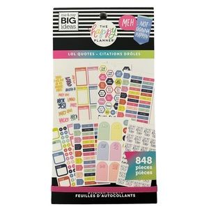Happy Planner Stickers LoL Quotes
